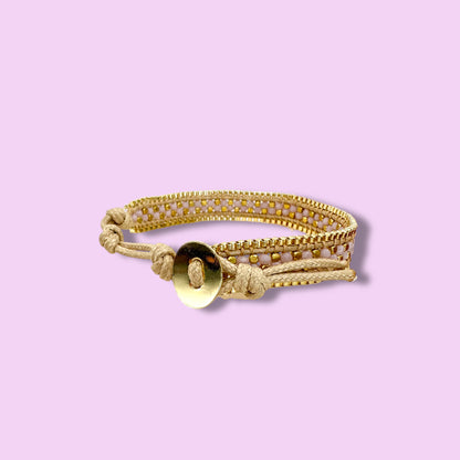 Armband NAYA, rosa-gold