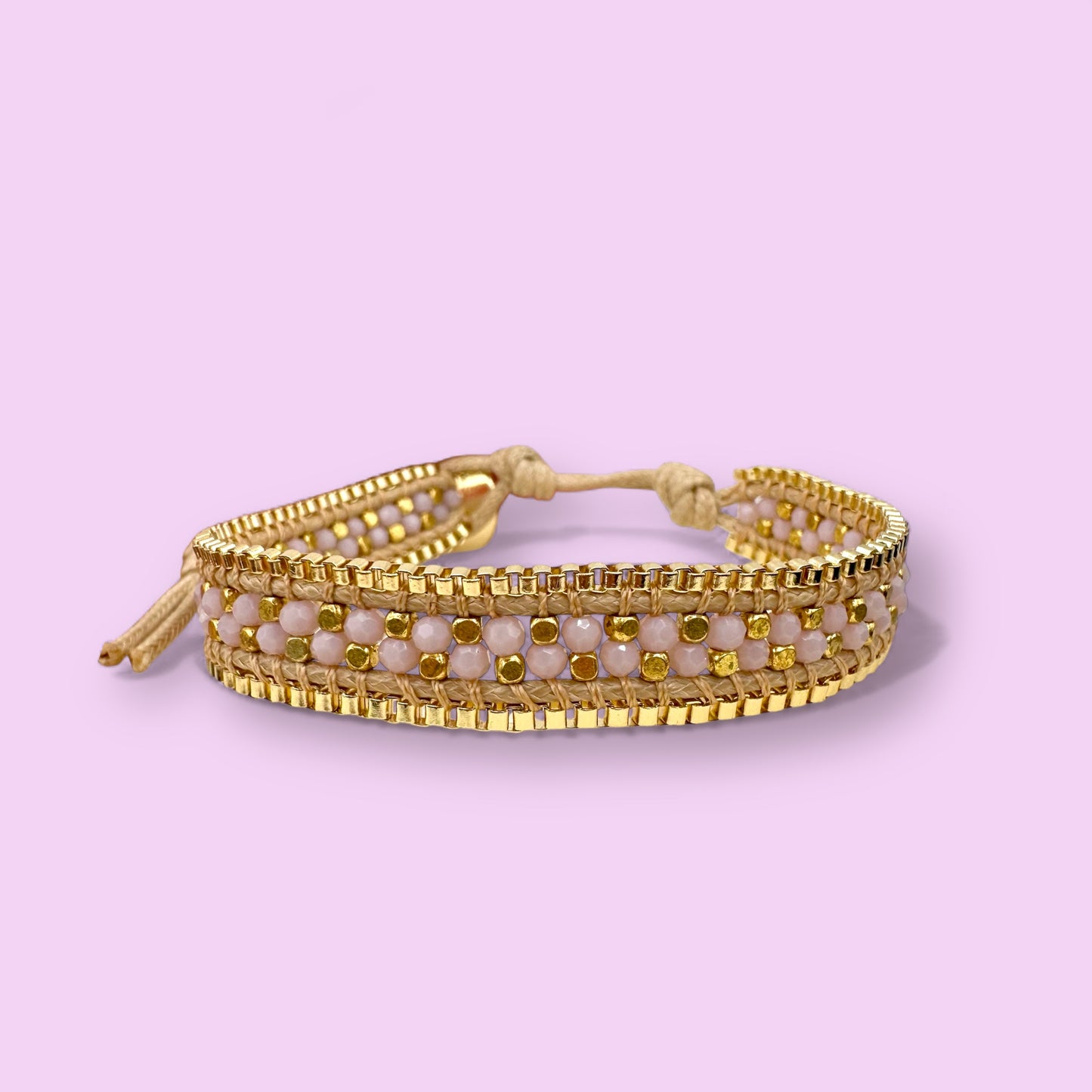 Armband NAYA, rosa-gold