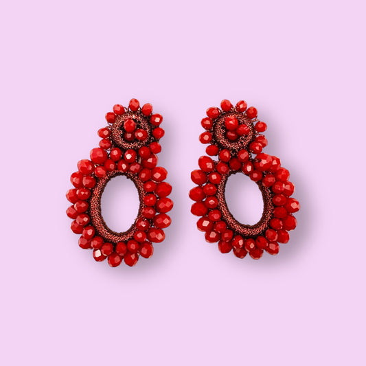 Ohrringe GIGI, rot