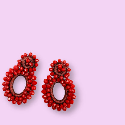 Ohrringe GIGI, rot