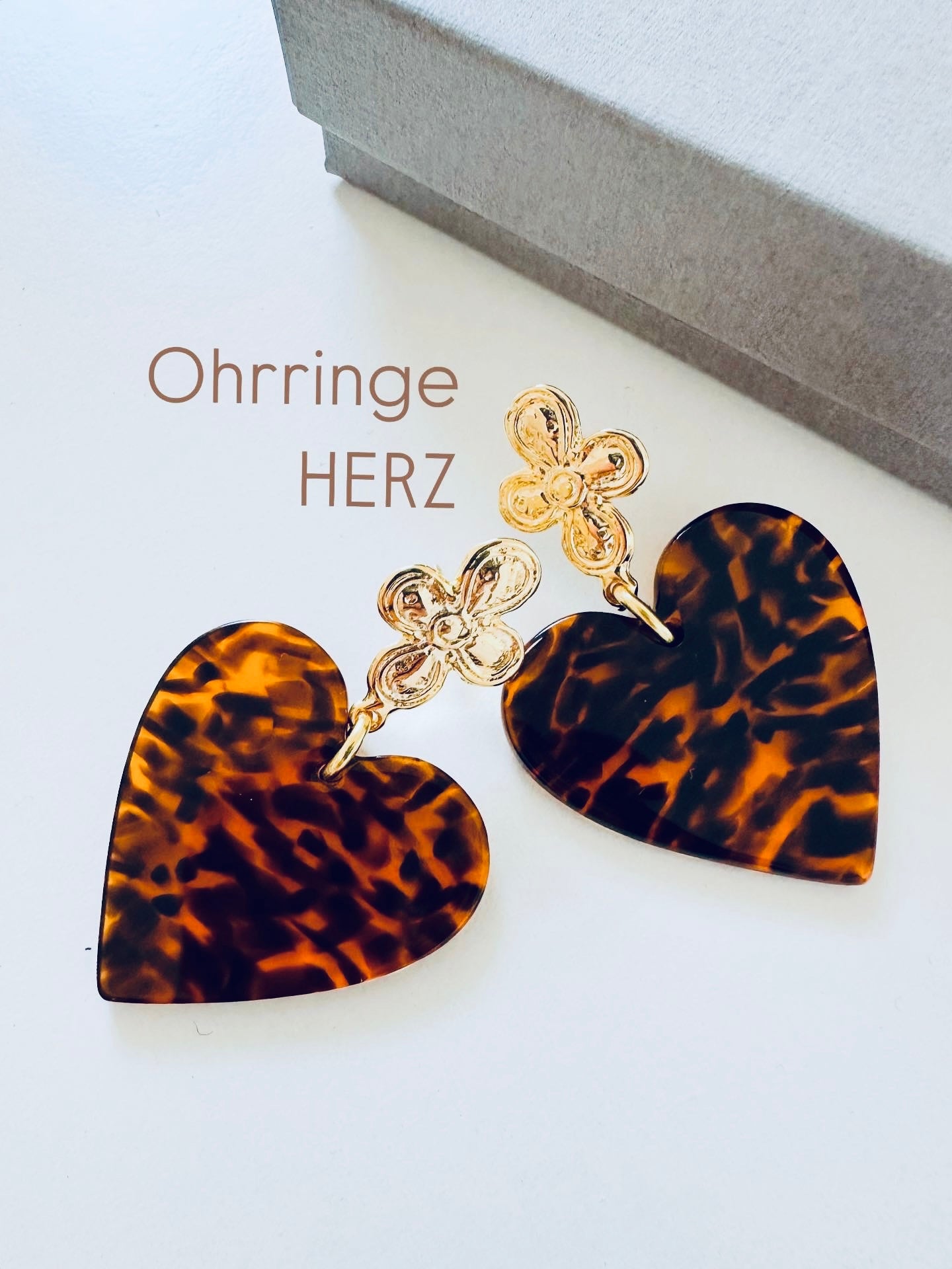 Ohrringe HERZ, leo