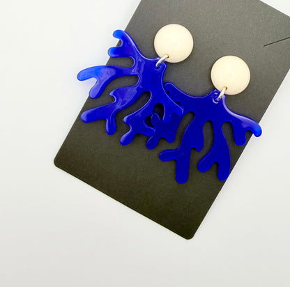 Ohrringe CORALIA, blau