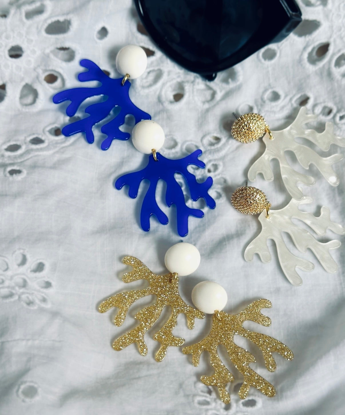 Ohrringe CORALIA, blau