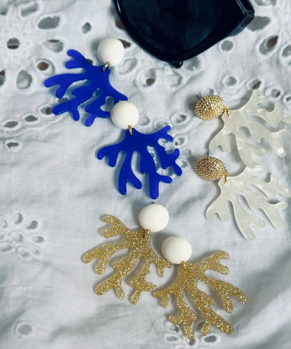 Ohrringe CORALIA, blau