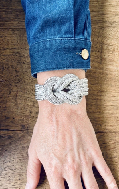 Armband LUMINY Knot, silber