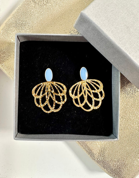 Ohrringe LILLY, hellblau