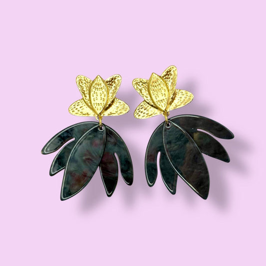 Ohrringe MILA, schwarz