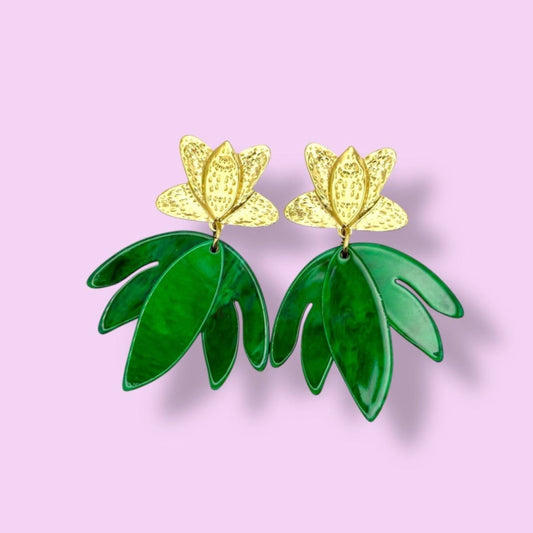 Ohrringe MILA, grün