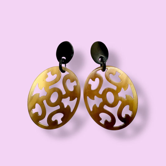 Ohrringe NANA, braun