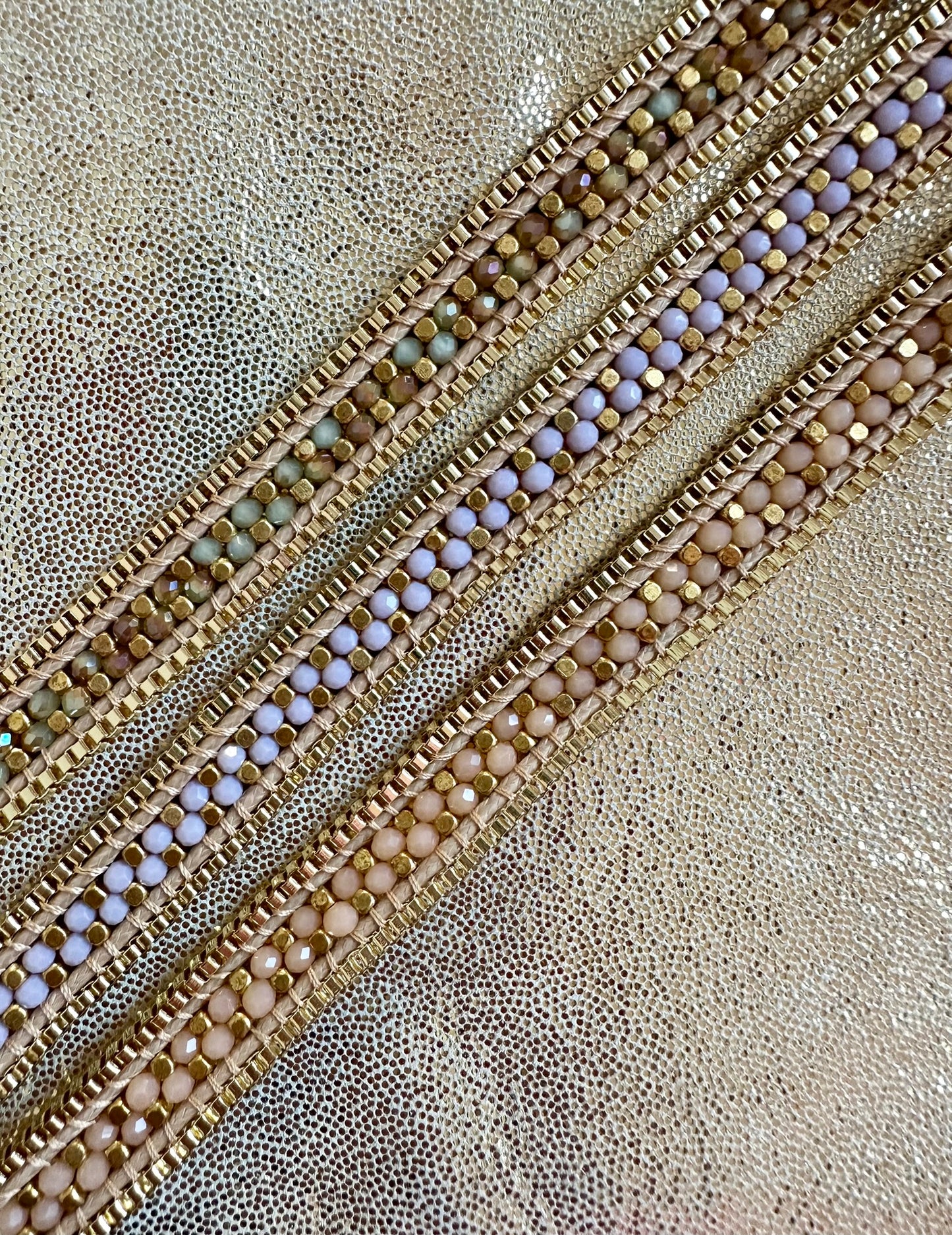 Armband NAYA, mint-gold