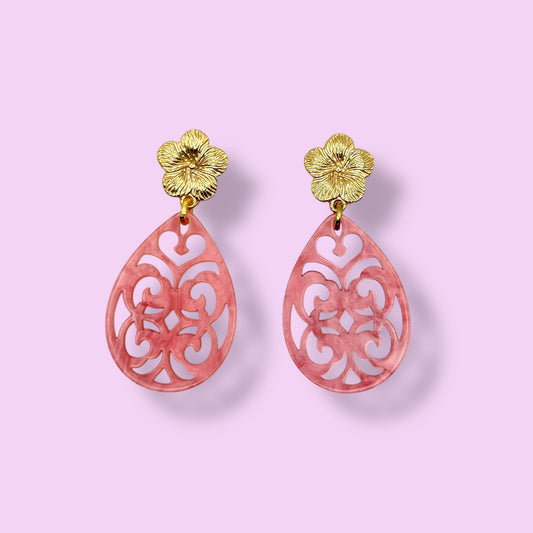 Ohrringe NORE, rosa
