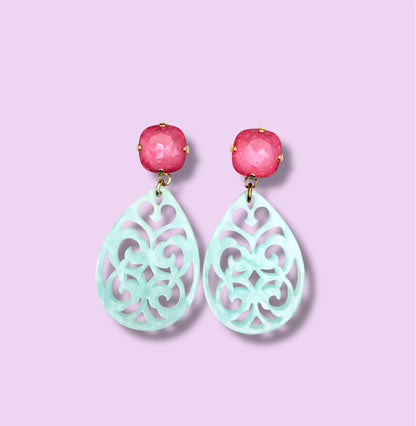 Ohrringe NORE, hellblau