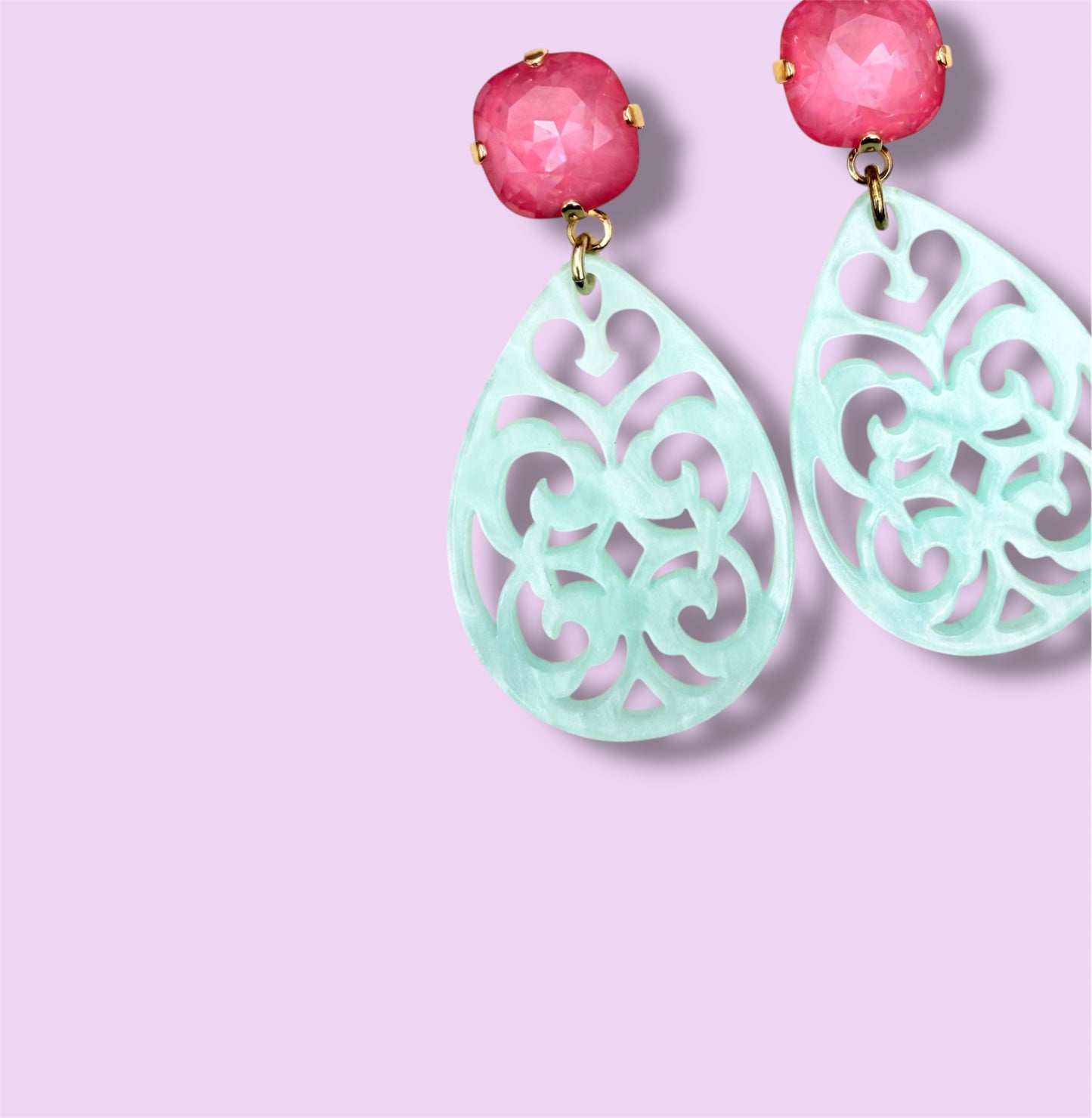 Ohrringe NORE, hellblau