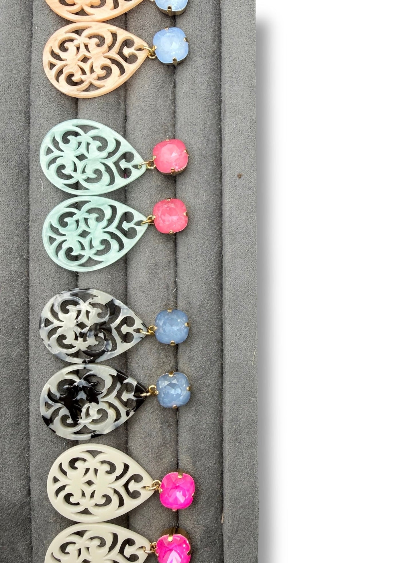 Ohrringe NORE, lachs