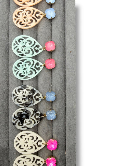 Ohrringe NORE, lachs