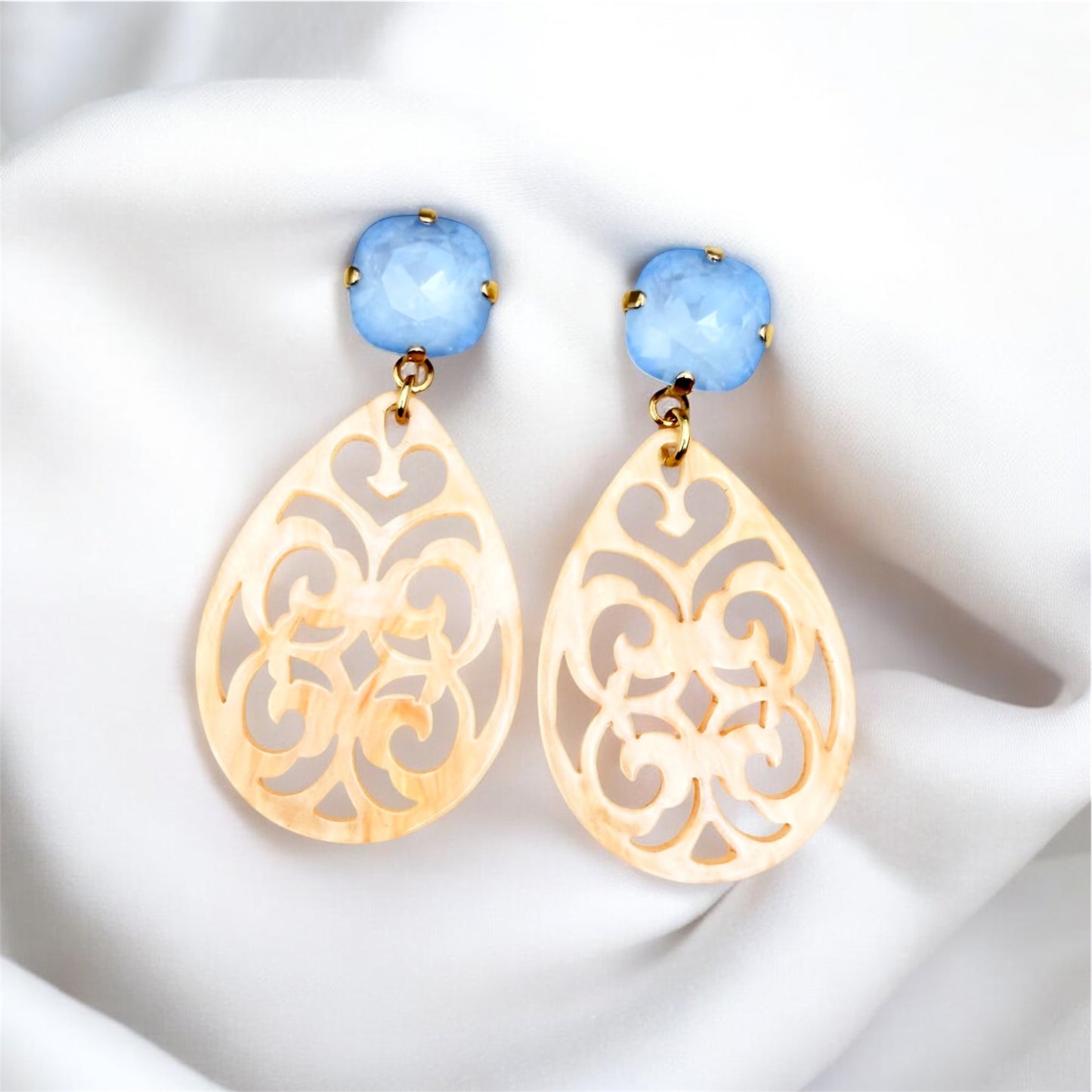 Ohrringe NORE, lachs