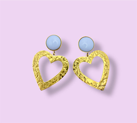 Ohrringe NOVA, hellblau