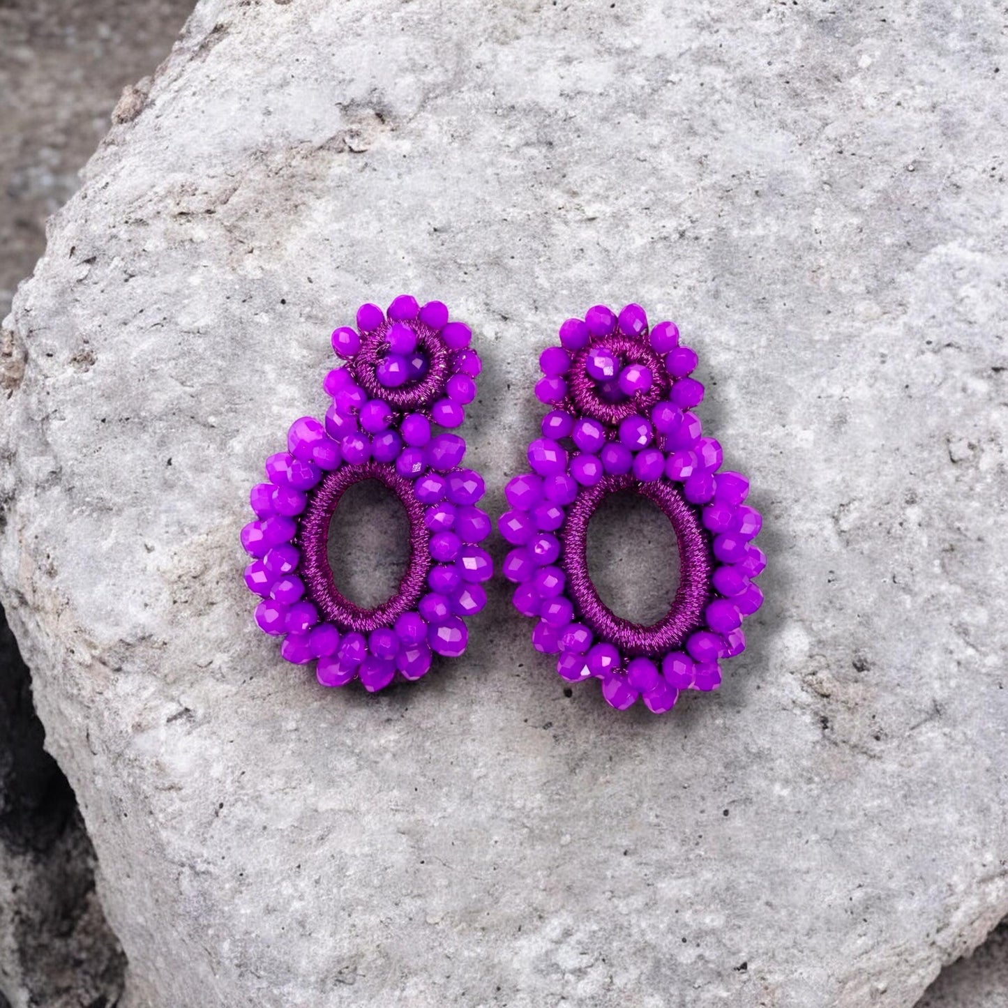 Ohrringe GIGI, purple