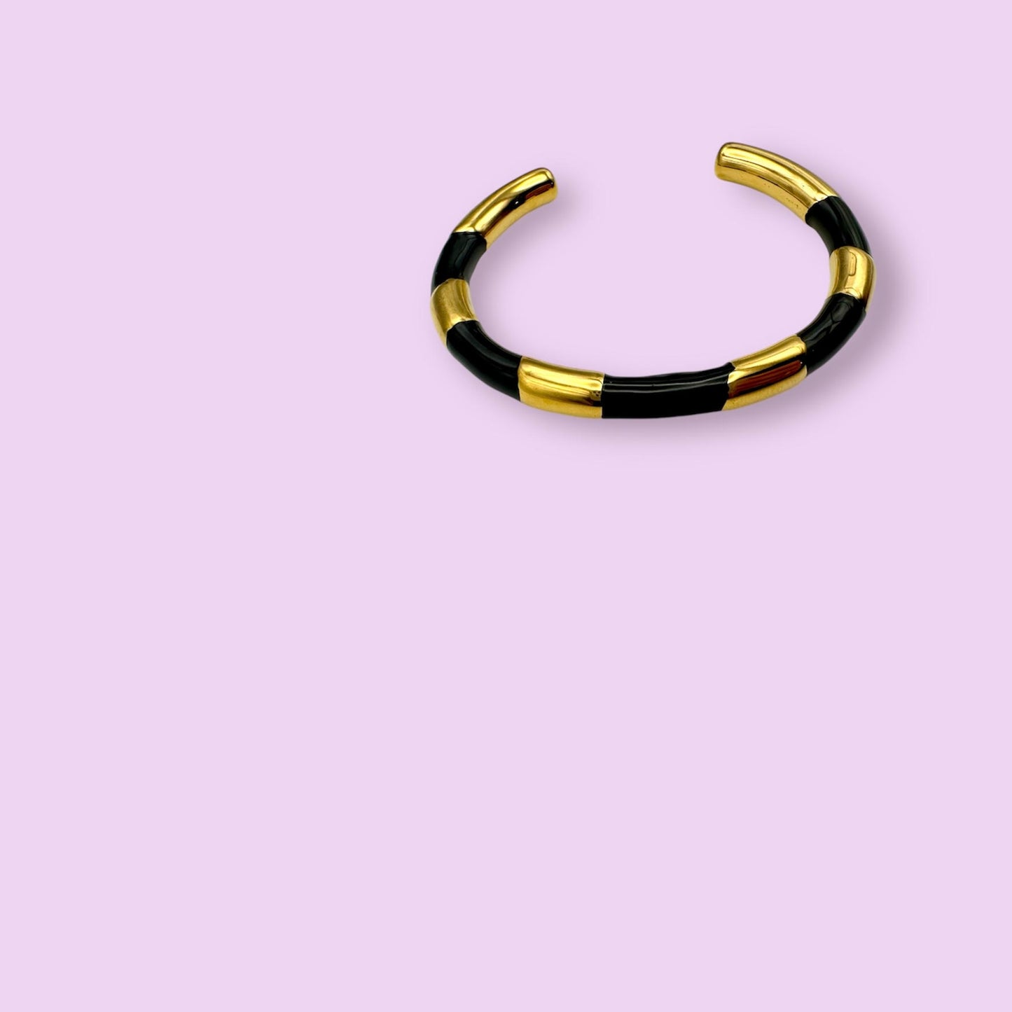 Armreif STRIPES, schwarz